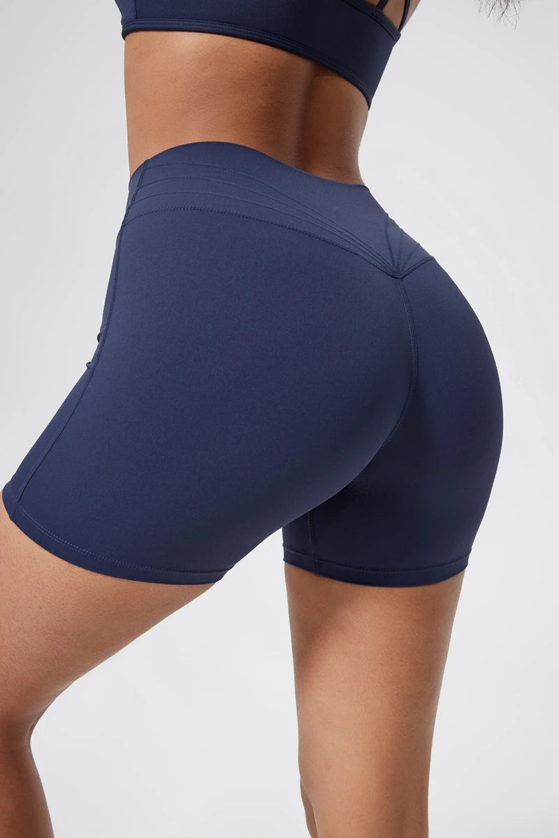 Gym shorts high waist