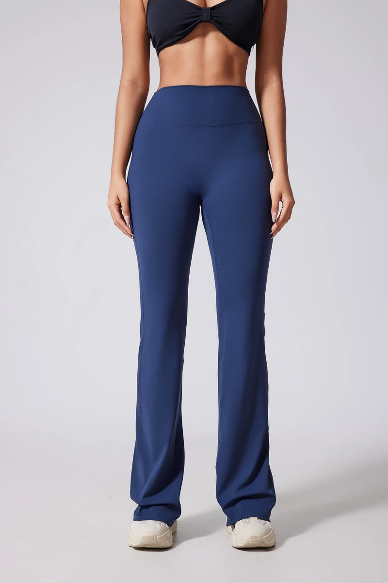 Hip lifting flared pants