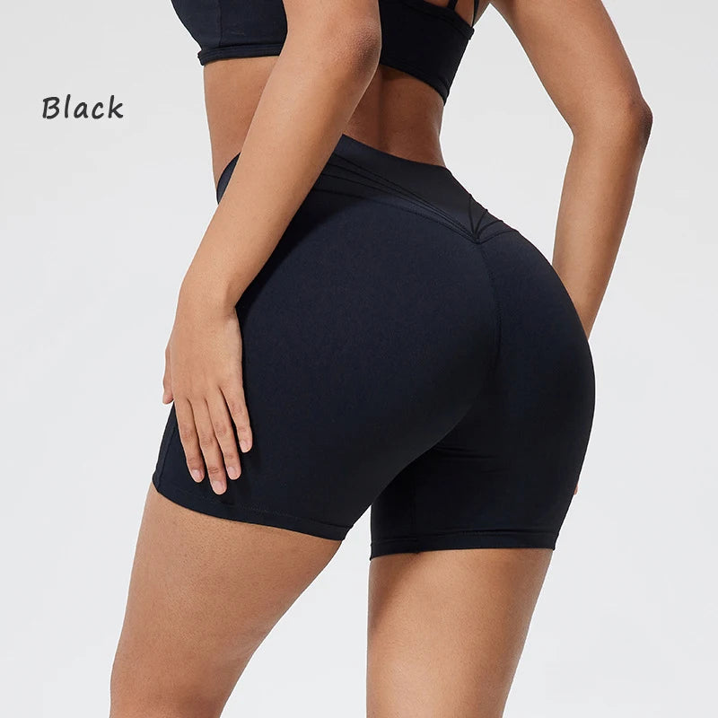 Gym shorts high waist