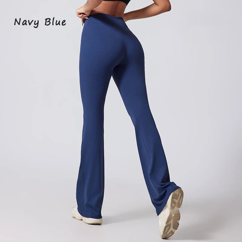 Hip lifting flared pants