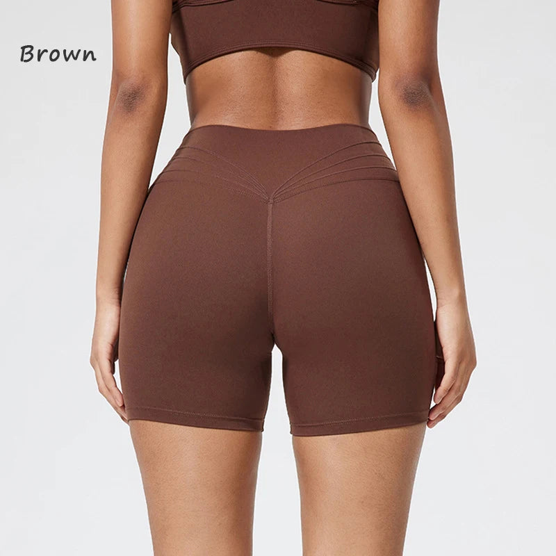 Gym shorts high waist