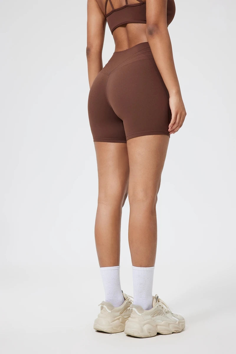 Gym shorts high waist