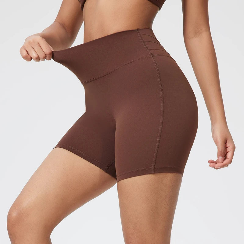 Gym shorts high waist