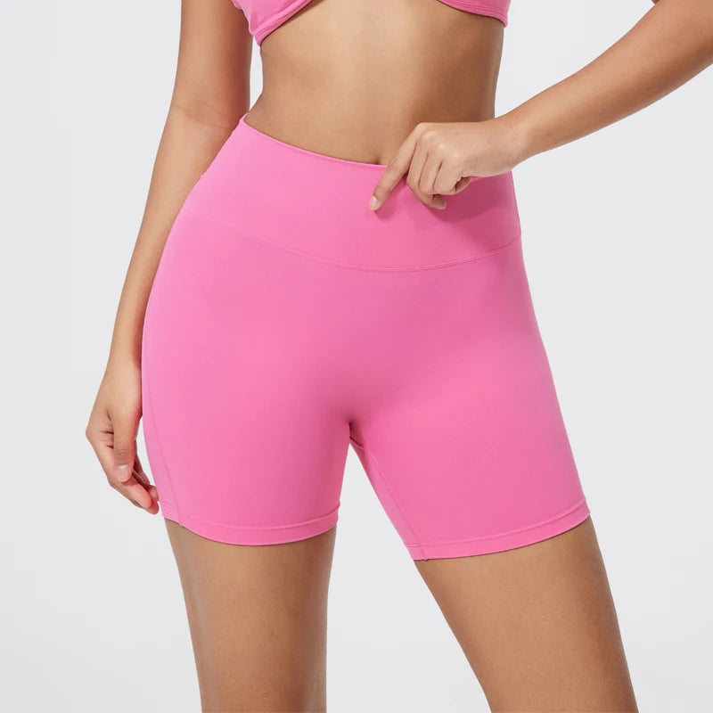 Gym shorts high waist