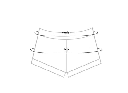 Gym shorts high waist