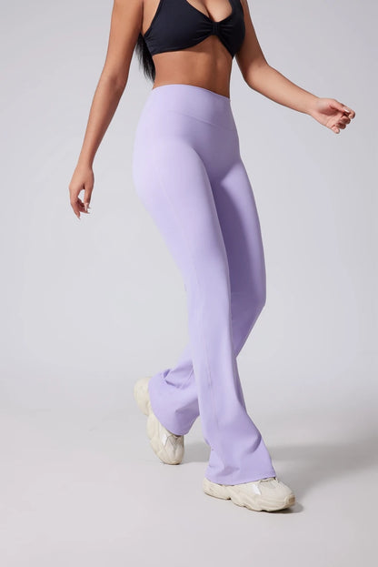 Hip lifting flared pants