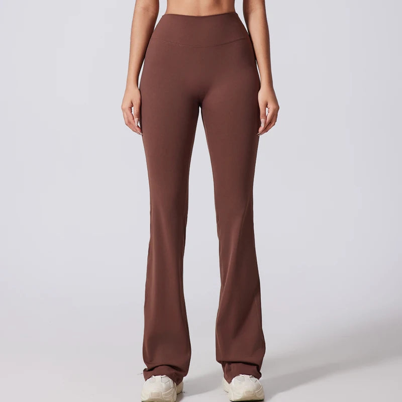 Hip lifting flared pants