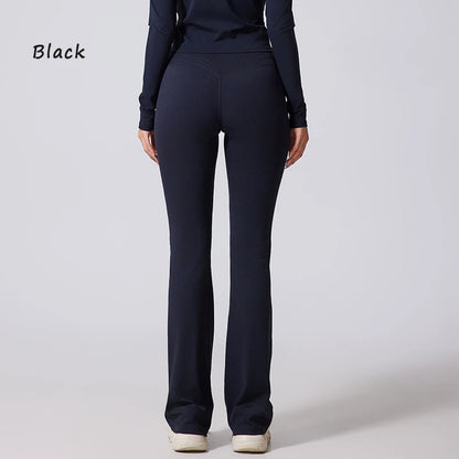Hip lifting flared pants